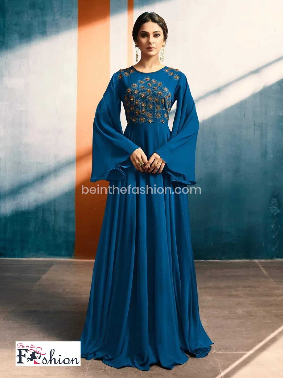 Bell Sleeves Party Dresses