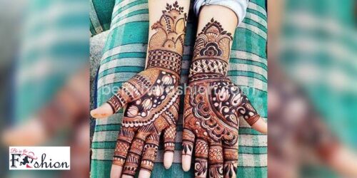 Lotus Mehndi Designs for Brides