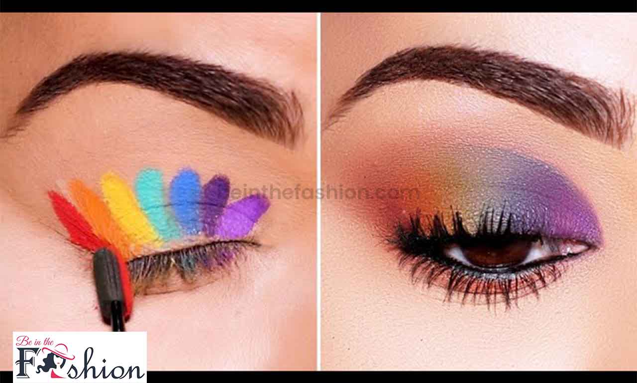 Rainbow Eye Makeup