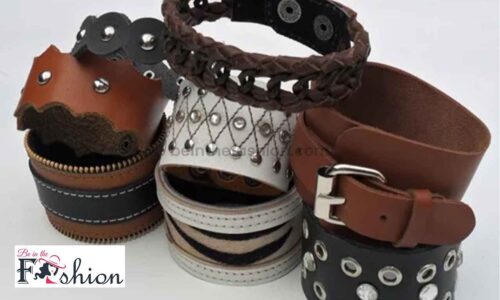 DIY leather bracelet cuffs