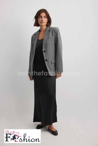 Blazers with Column Dress & Mules